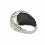 sterling silver hammered ring
