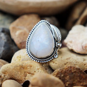 moonstone sterling silver gemtone ring