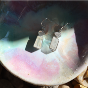 moonstone sterling silver gemstone earrings