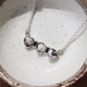 turquoise sterling silver gemstone necklace