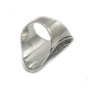 boho style silver tribal ring