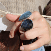 Clancy Labradorite Teardrop Ring