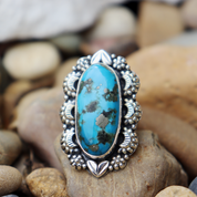 Kingman Arizona Turquoise Gemstone Ring