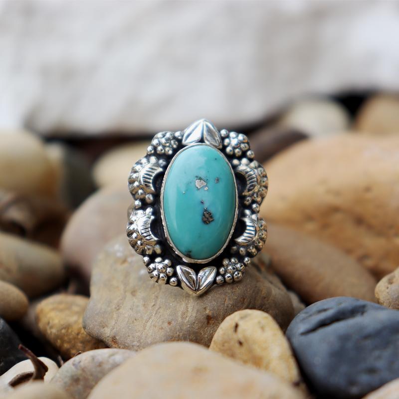 Kingman Arizona Turquoise Bohemian Ring