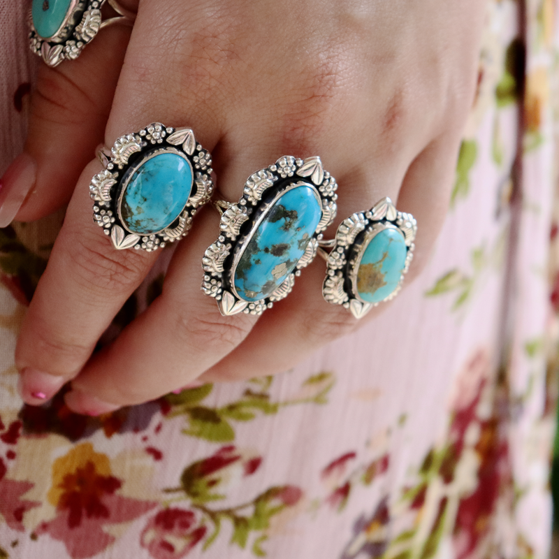 Kingman Arizona Turquoise Gemstone Ring