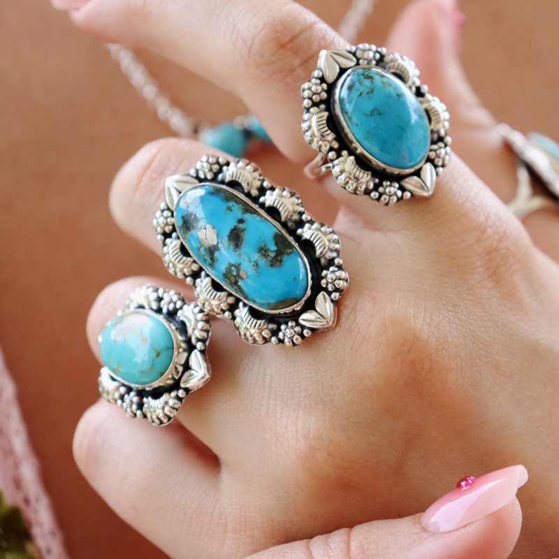 Kingman Arizona Turquoise Gemstone Ring