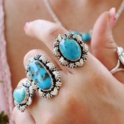 Kingman Arizona Turquoise Gemstone Ring