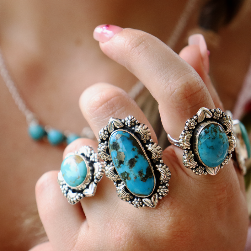 Kingman Arizona Turquoise Gemstone Ring