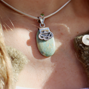 Ruby Fuchsite Peridot Gemstone Pendant