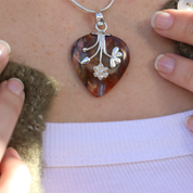 crazy lace agate sterling silver pendant