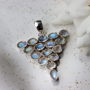 moonstone sterling silver gemstone pendant