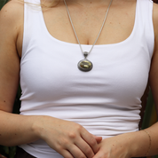 lemon quartz sterling silver gemstone pendant
