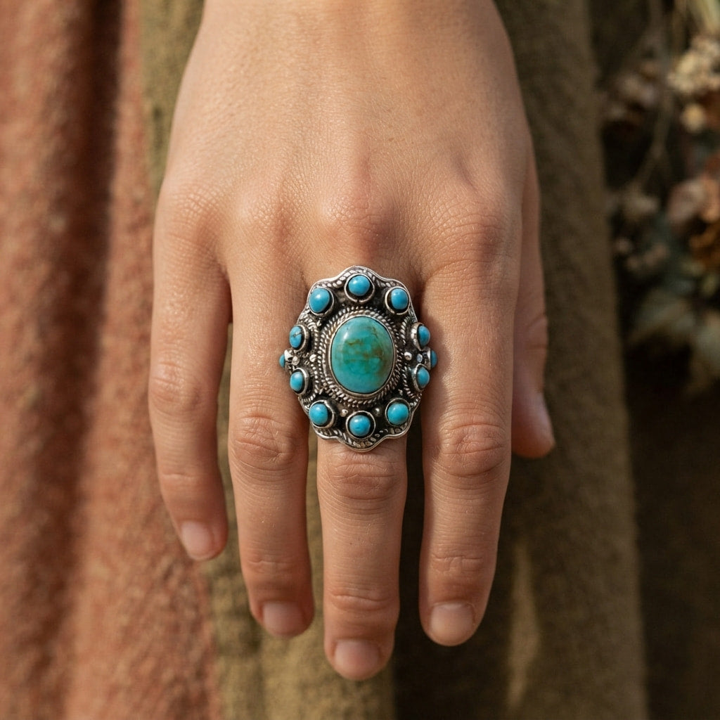 Turquoise Vintage Style Ring