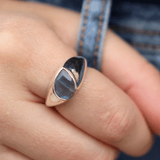 labradorite sterling silver gemstone ring