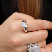 moonstone sterling silver gemstone ring
