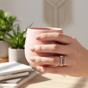 smoky quartz emerald cut sterling silver gemstone ring