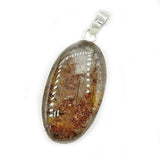 Garden Quartz Oval Boho Pendant