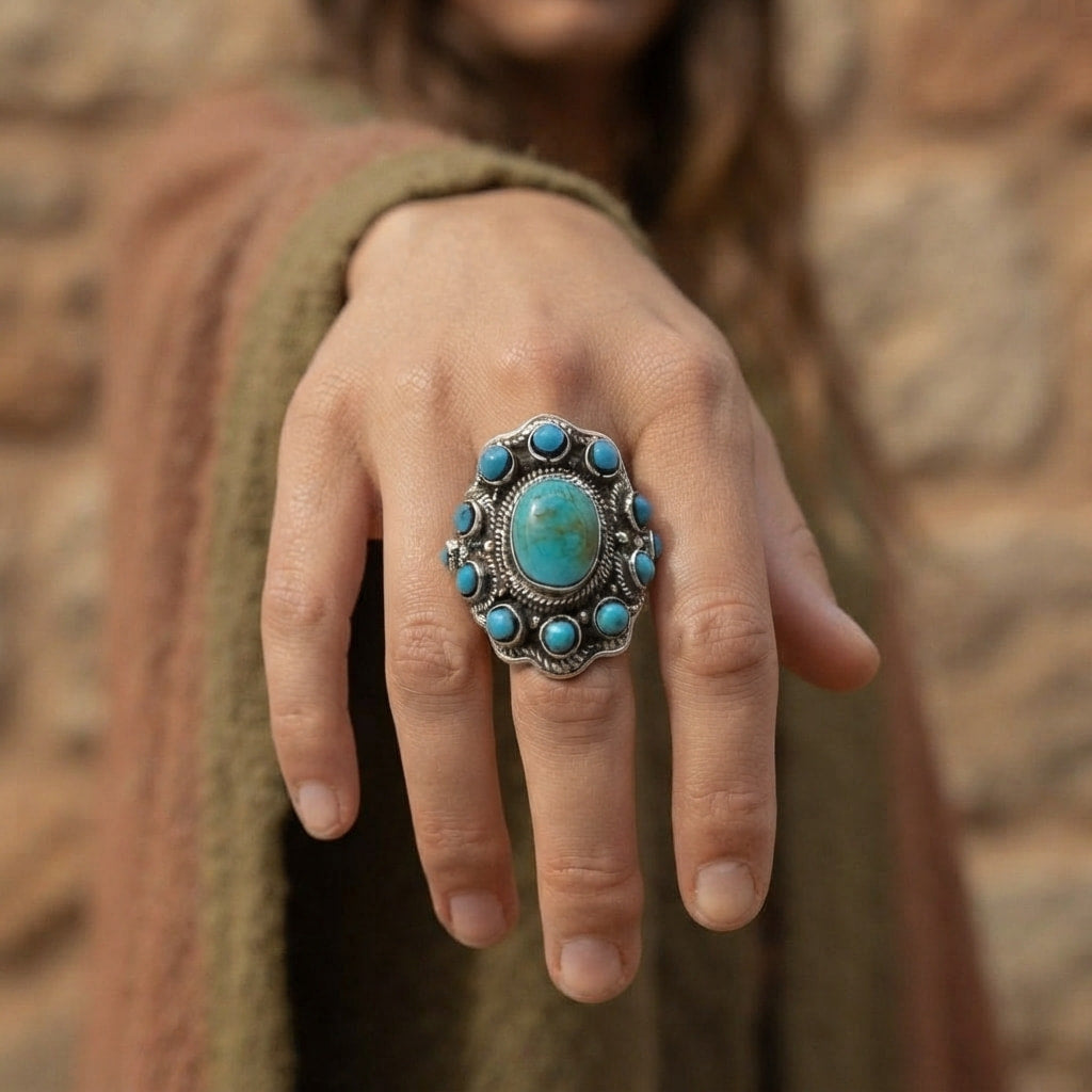 Turquoise Vintage Style Ring