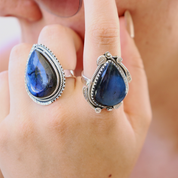 big labradorite sterling silver gemstone ring