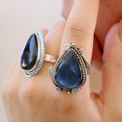 big labradorite sterling silver gemstone ring