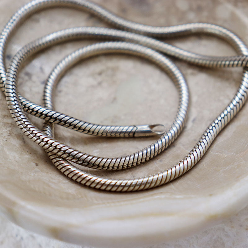 thick sterling silver chain