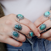 Sol Turquoise Boho Style Ring