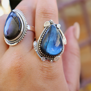 big labradorite sterling silver gemstone ring