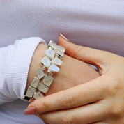 moonstone sterling silver gemstone bracelet