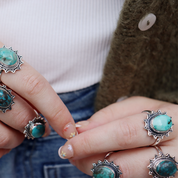 Sol Turquoise Boho Style Ring