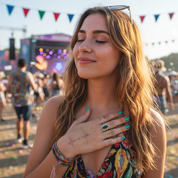 Ebna Malachite Silver Boho Ring