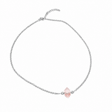 Mini Rose Quartz Choker Necklace