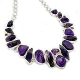 Gana Amethyst Chunky Gemstone Necklace