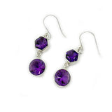 Gia Amethyst Drop Gemstone Earrings