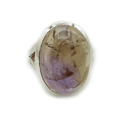 oval ametrine sterling silver gemstone ring