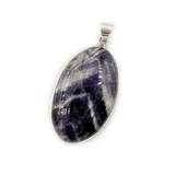 Chevron Amethyst Unique Bohemian Pendant