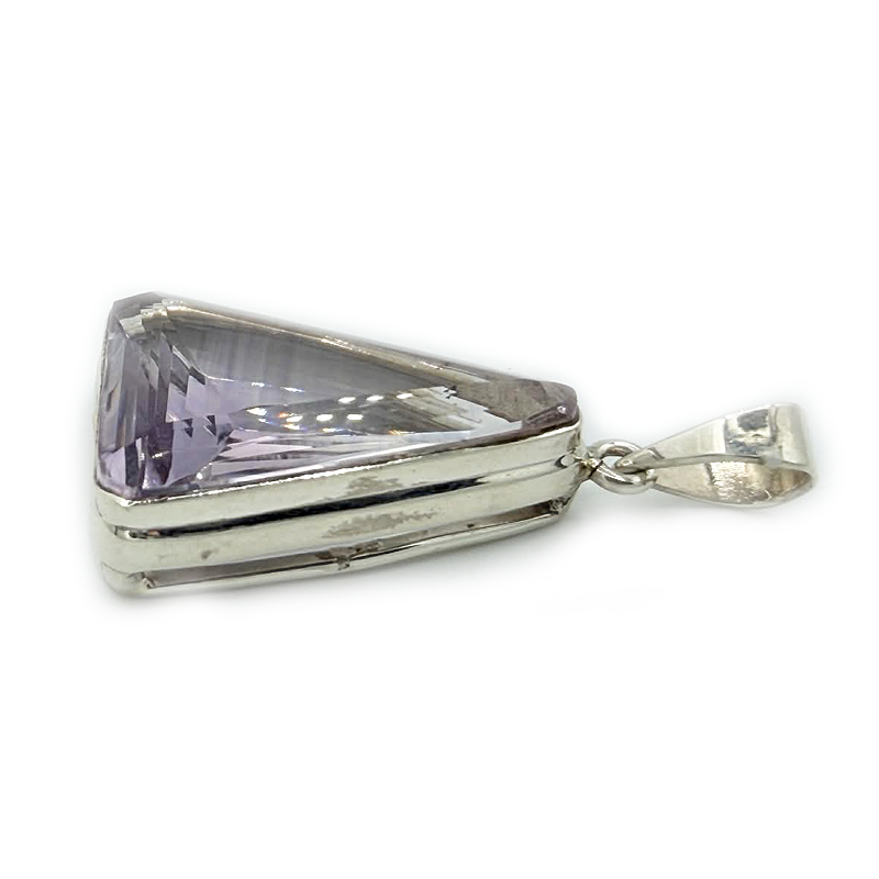 amethyst sterling silver gemstone pendant