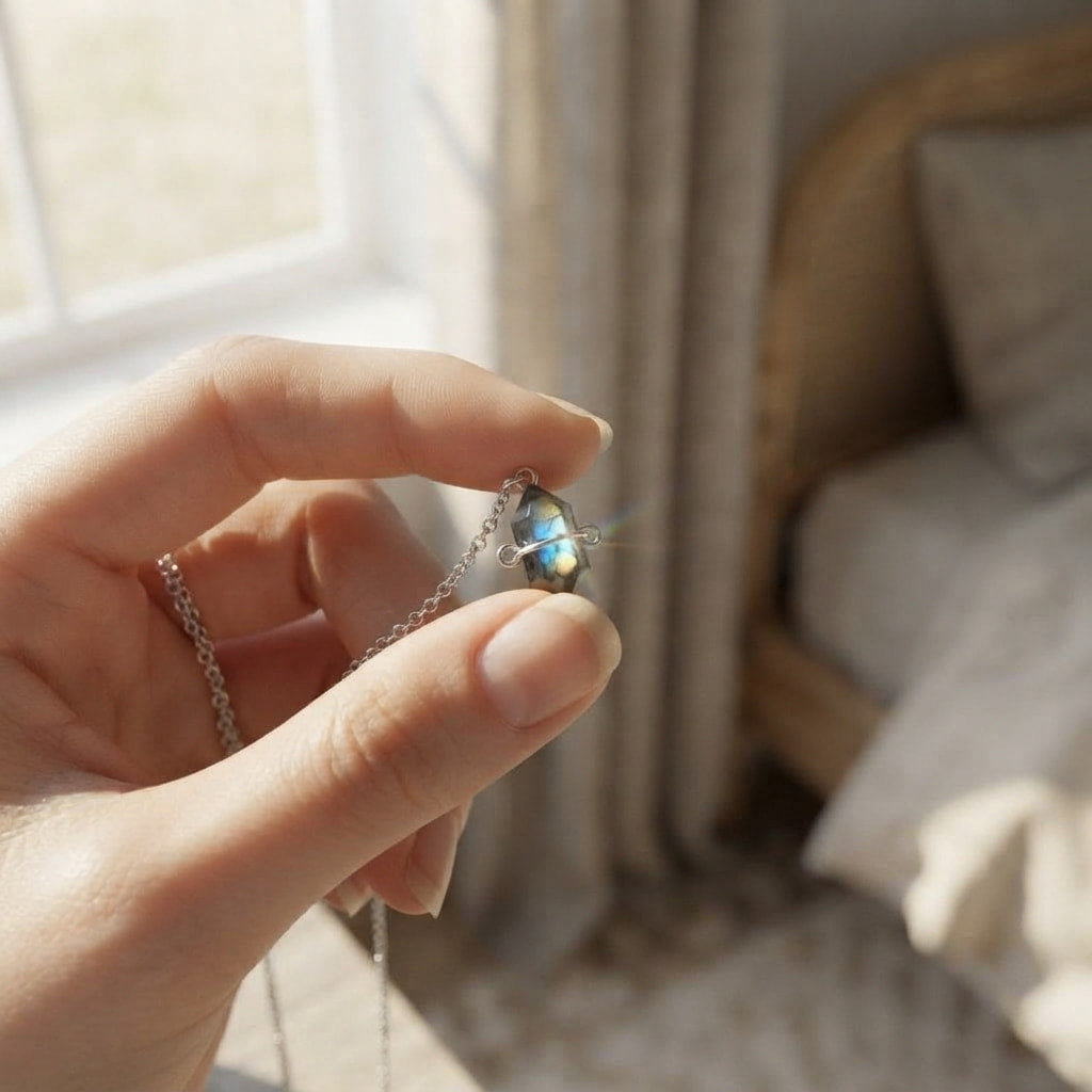 Mini Labradorite Choker Necklace