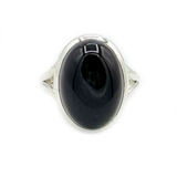 Agni Black Onyx Oval Ring