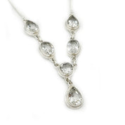 Boho Clear Quartz Gemstone Necklace