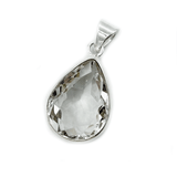 Clear Quartz Classic Teardrop Pendant