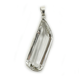 Geo Clear Quartz Pendant