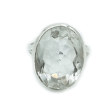 Classic Oval Clear Quartz Ring
