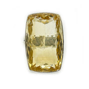big citrine sterling silver gemstone ring