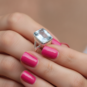 Sia Blue Topaz Gemstone Ring
