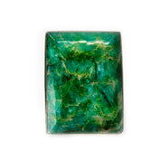 Aranya Emerald Quartz Rectangle Ring