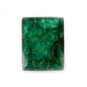 Aranya Emerald Quartz Rectangle Ring