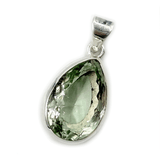 Osiros Green Amethyst Teardrop Pendant