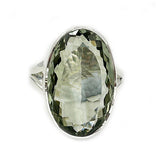 Osiros Green Amethyst Oval Ring