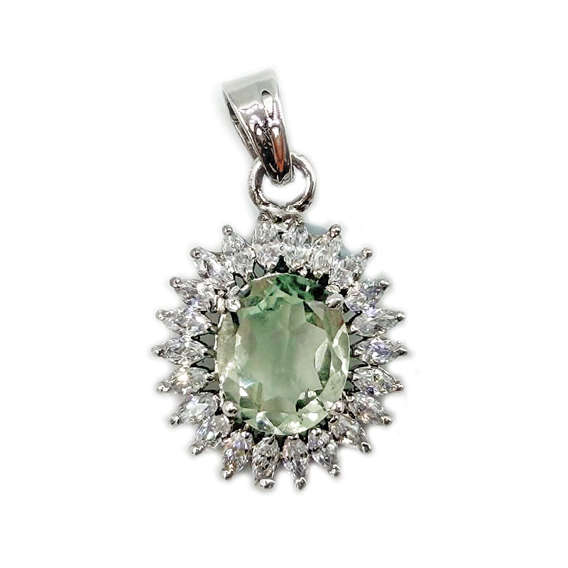 Radiant Green Amethyst CZ Boho‑Lux Set