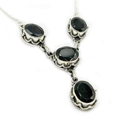 garnet silver gemstone necklace